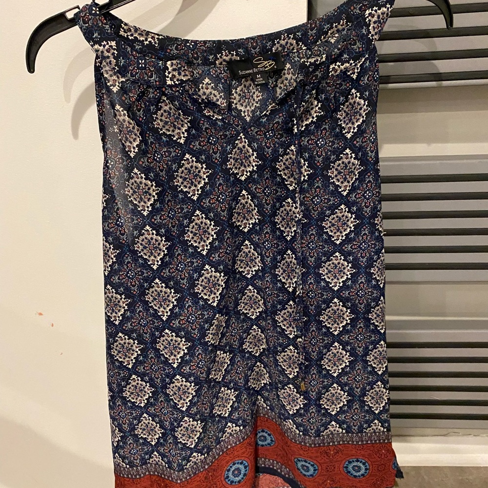 Suzanne Betro tank blouse